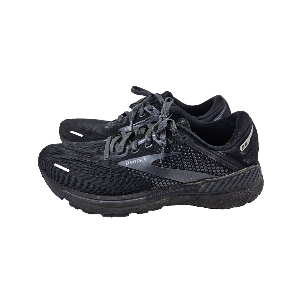 Brooks Adrenaline GTS 22 Sneaker Women 10 Black Running Shoe Walking 1203531B020